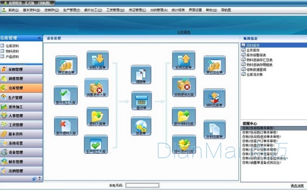 生產管理軟件界面圖